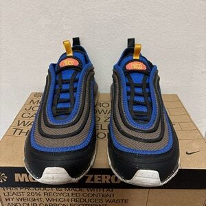 Nike Air Max 97 Black and Blue Sneakers
